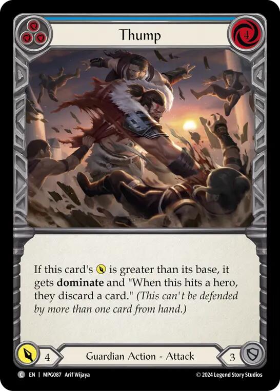 Thump (Blue) [MPG087] (Mastery Pack Guardian) | Good Games Morley