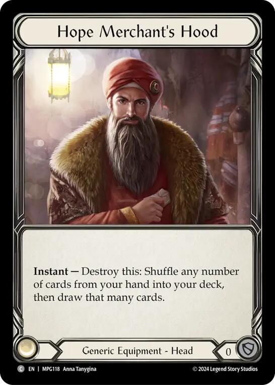 Hope Merchant's Hood [MPG118] (Mastery Pack Guardian) | Good Games Morley