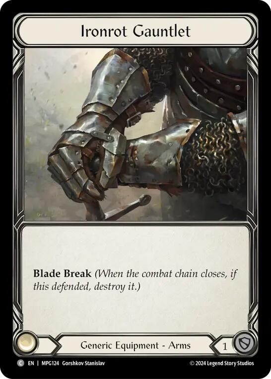 Ironrot Gauntlet [MPG124] (Mastery Pack Guardian) | Good Games Morley