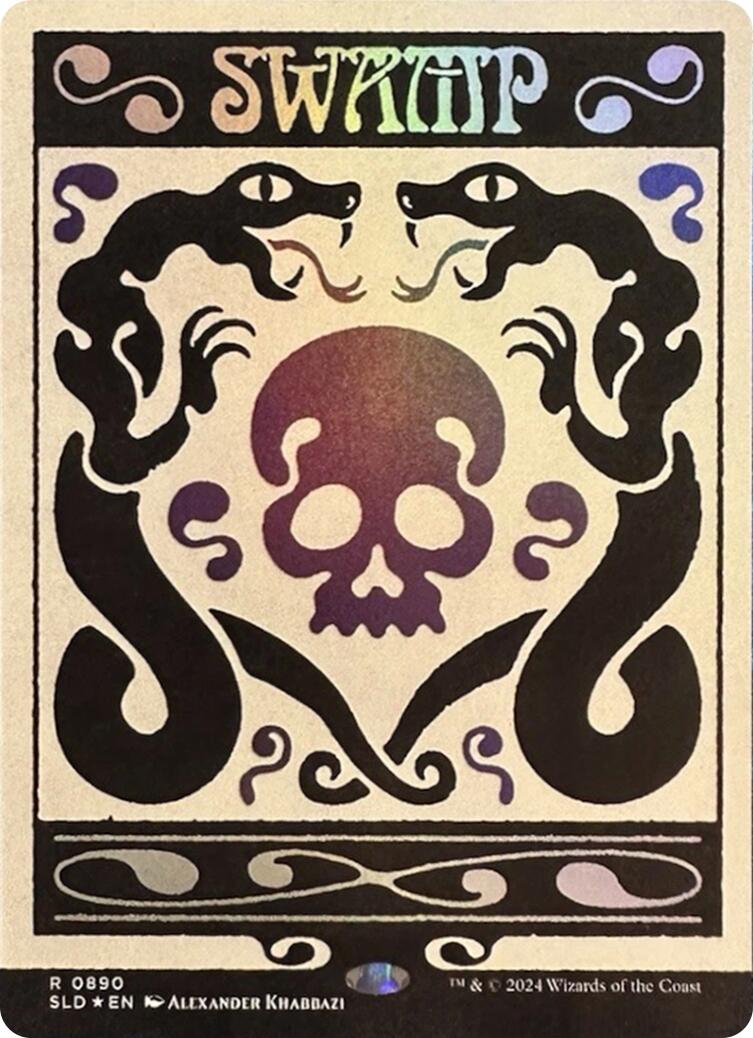 Swamp (0890) (Rainbow Foil) [Secret Lair Drop Series] | Good Games Morley