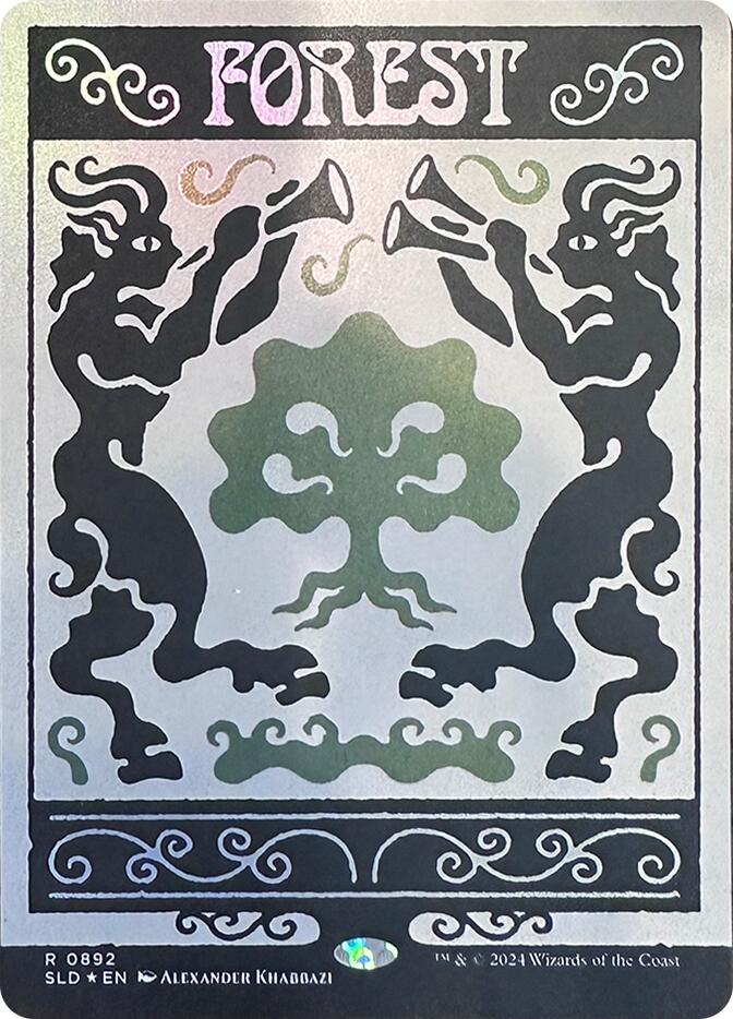 Forest (0892) (Rainbow Foil) [Secret Lair Drop Series] | Good Games Morley