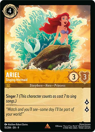 Ariel - Singing Mermaid (15/204) [Fabled] | Good Games Morley