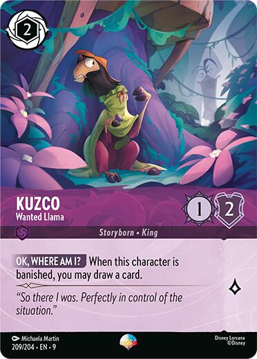 Kuzco - Wanted Llama (Epic) (209/204) [Fabled] | Good Games Morley