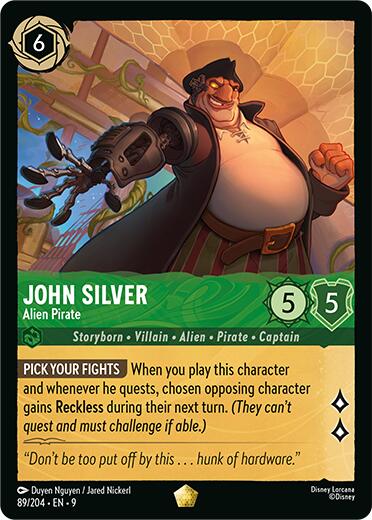 John Silver - Alien Pirate (89/204) [Fabled] | Good Games Morley