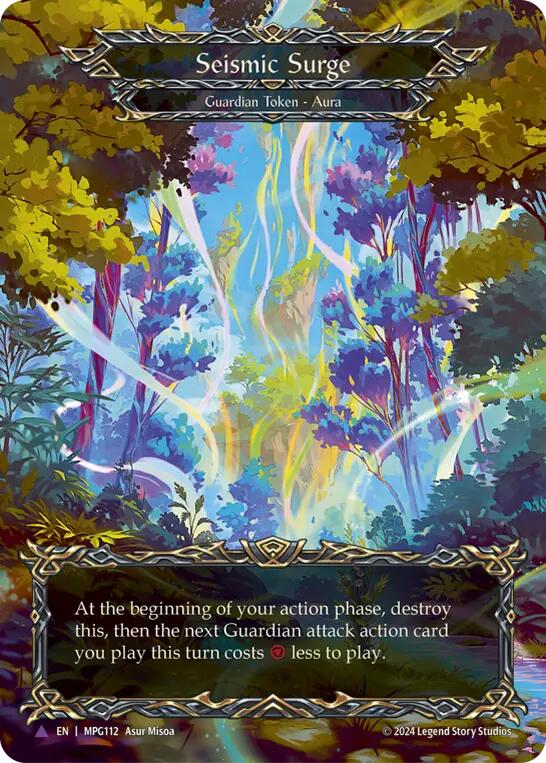 Seismic Surge (Forest) (Marvel) [MPG112] (Mastery Pack Guardian)  Cold Foil | Good Games Morley