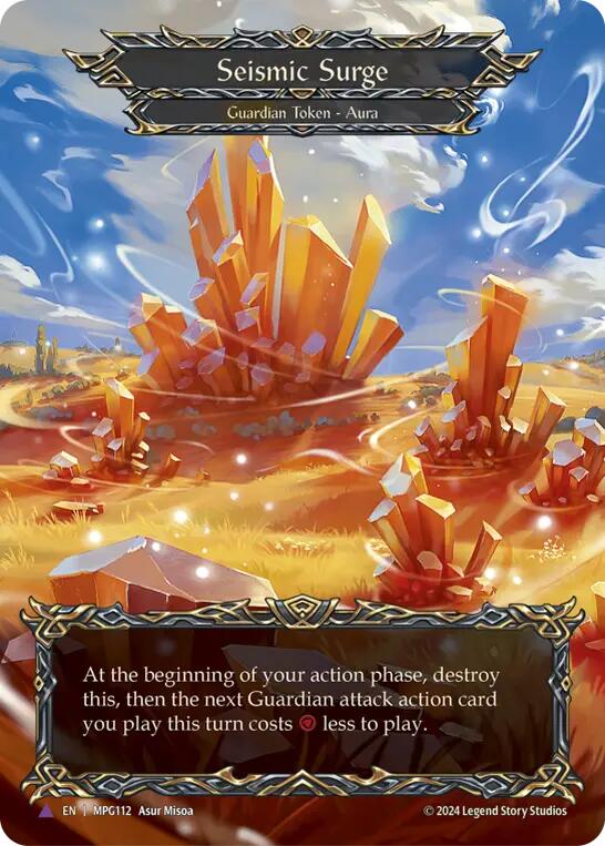 Seismic Surge (Crystal) (Marvel) [MPG112] (Mastery Pack Guardian)  Cold Foil | Good Games Morley