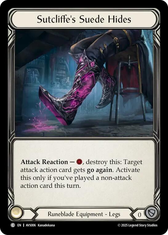 Sutcliffe's Suede Hides [AVS006] (Armory Deck: Legends Viserai) | Good Games Morley
