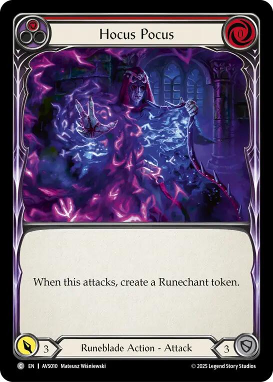 Hocus Pocus (Red) [AVS010] (Armory Deck: Legends Viserai) | Good Games Morley