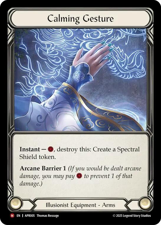 Calming Gesture [APR005] (Armory Deck: Legends Prism) | Good Games Morley