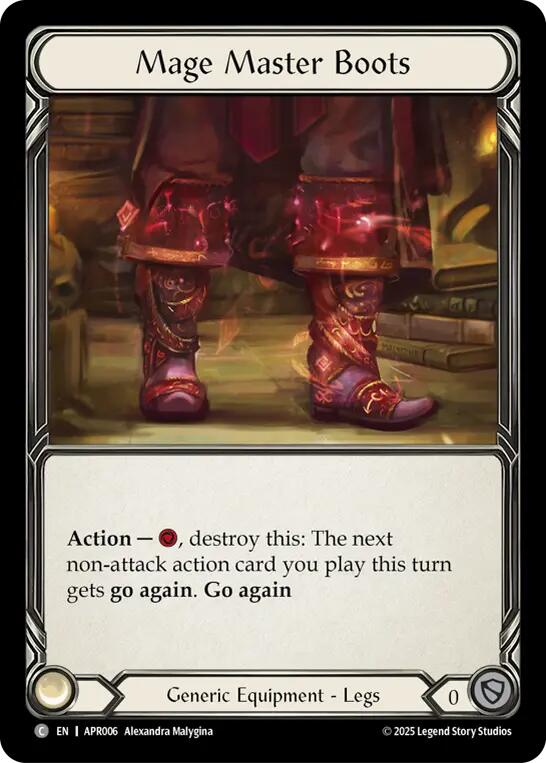 Mage Master Boots [APR006] (Armory Deck: Legends Prism) | Good Games Morley