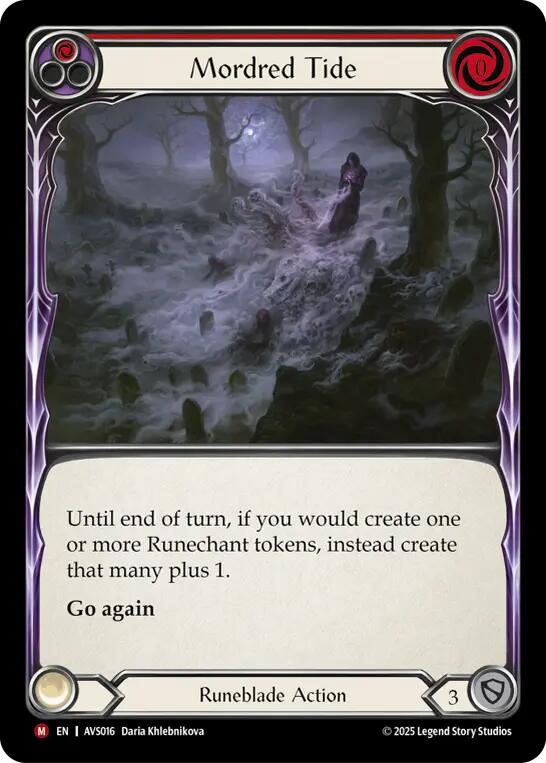 Mordred Tide (Red) [AVS016] (Armory Deck: Legends Viserai) | Good Games Morley