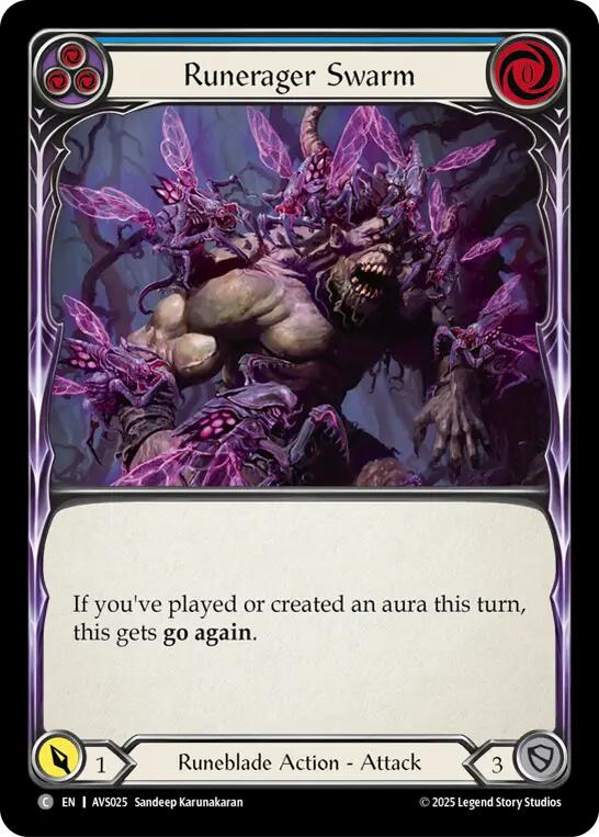 Runerager Swarm (Blue) [AVS025] (Armory Deck: Legends Viserai) | Good Games Morley