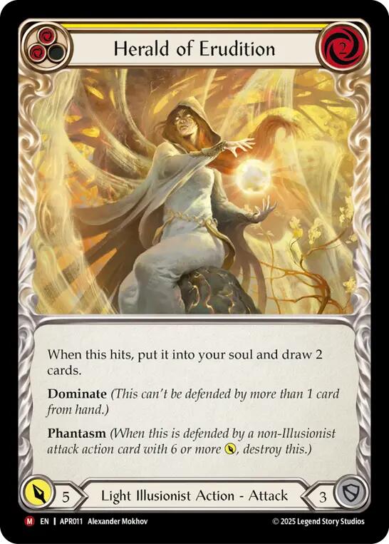 Herald of Erudition [APR011] (Armory Deck: Legends Prism) | Good Games Morley
