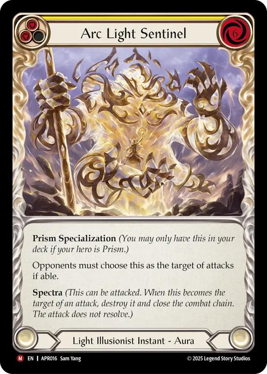 Arc Light Sentinel [APR016] (Armory Deck: Legends Prism) | Good Games Morley