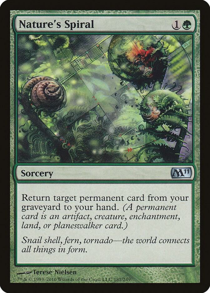 Nature's Spiral 187/249 (Magic 2011 (M11))  - Foil | Good Games Morley