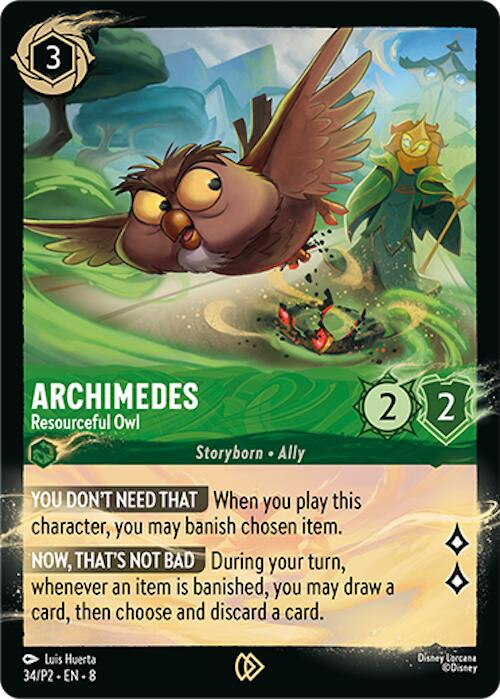 Archimedes - Resourceful Owl (34/P2) [Promo Cards] | Good Games Morley