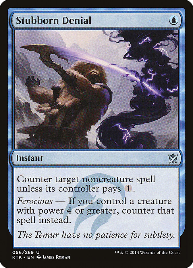 Stubborn Denial 56 (Khans of Tarkir)  - Foil | Good Games Morley