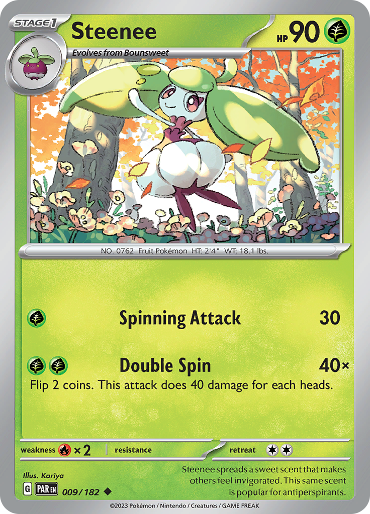 Steenee (009/182) [Scarlet & Violet: Paradox Rift] | Good Games Morley