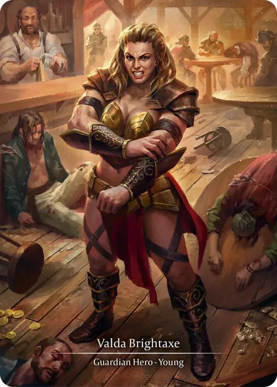 Valda Brightaxe (Marvel) [MPG002] (Mastery Pack Guardian)  Cold Foil | Good Games Morley