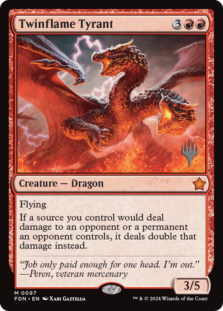 Twinflame Tyrant [Edge of Eternities Promo Pack] | Good Games Morley