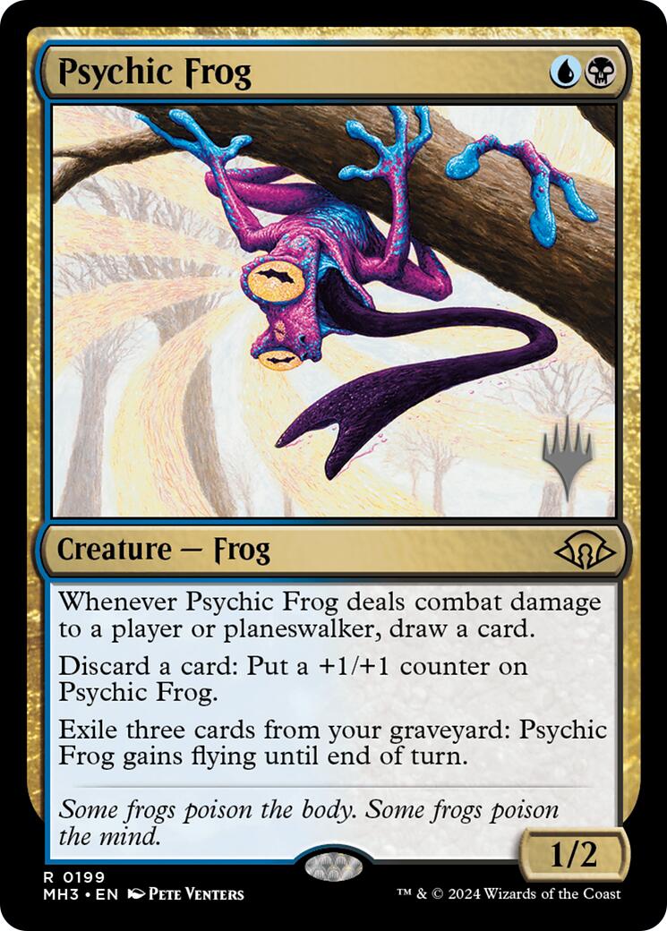 Psychic Frog [Edge of Eternities Promo Pack] | Good Games Morley