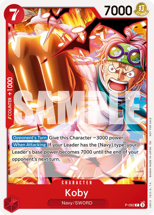 Koby (OP12 Release Event) [One Piece Promotion Cards] | Good Games Morley