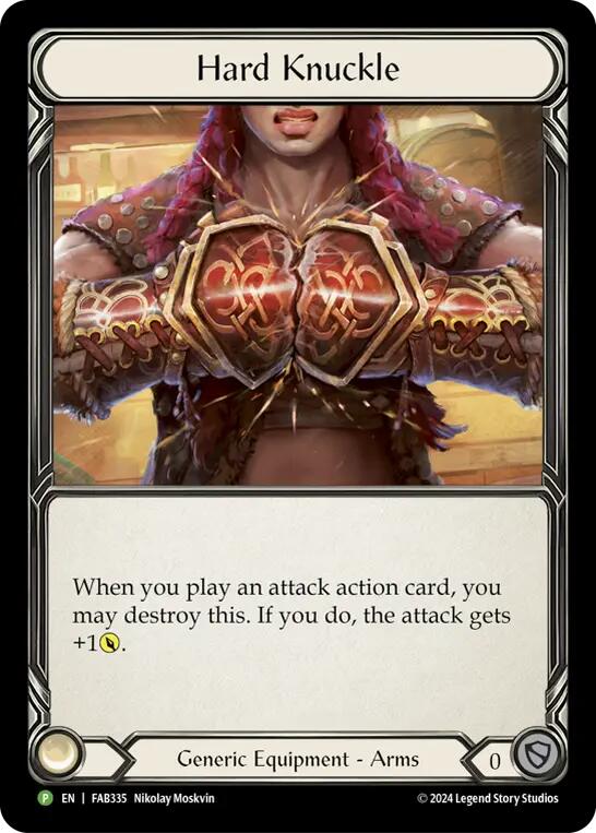 Hard Knuckle [FAB335] (Promo)  Cold Foil | Good Games Morley