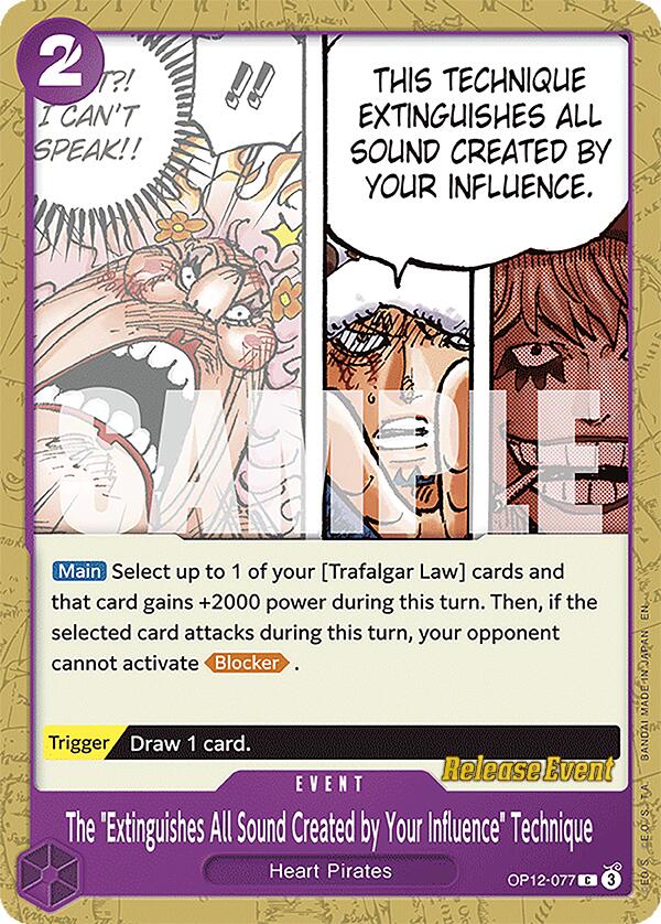 The "Extinguishes All Sound Created by Your Influence" Technique [Legacy of the Master Release Event Cards] | Good Games Morley