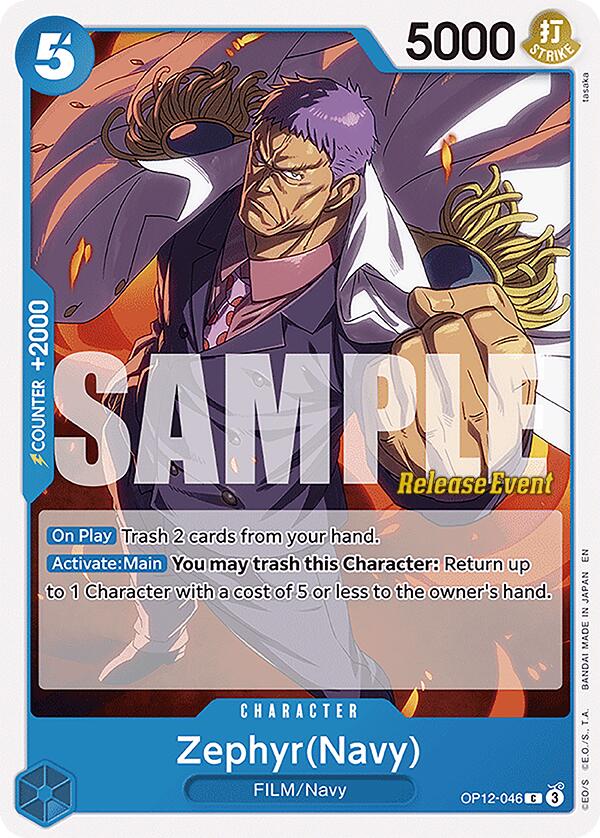Zephyr(Navy) [Legacy of the Master Release Event Cards] | Good Games Morley
