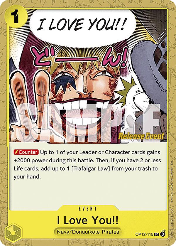 I Love You!! [Legacy of the Master Release Event Cards] | Good Games Morley