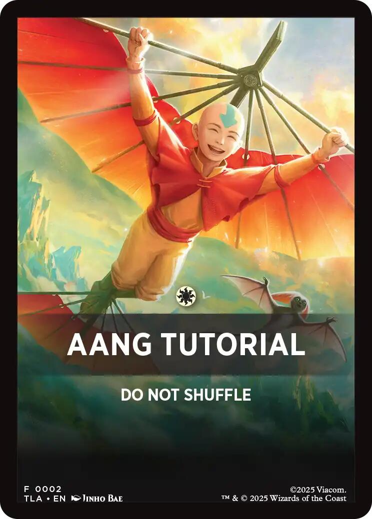 Aang Tutorial Theme Card [Avatar: The Last Airbender Tokens] | Good Games Morley