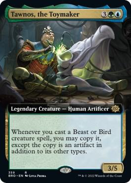 Tawnos the Toymaker Extended Art 359/287 (The Brothers' War)  - Foil | Good Games Morley