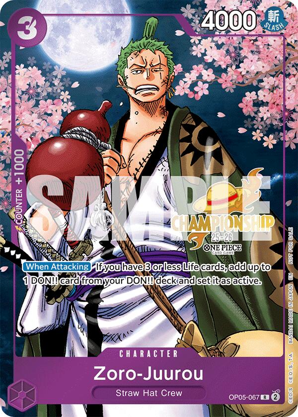 Zoro-Juurou (CS 25-26 Event Pack) [One Piece Promotion Cards] | Good Games Morley