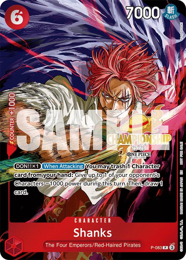 Shanks (CS 25-26 Event Pack) [One Piece Promotion Cards] | Good Games Morley