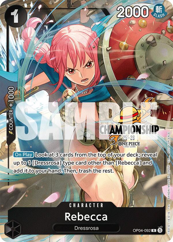 Rebecca (CS 25-26 Celebration Pack) [One Piece Promotion Cards] | Good Games Morley
