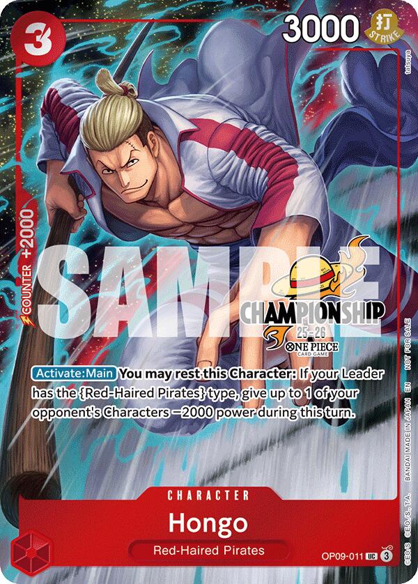 Hongo (CS 25-26 Celebration Pack) [One Piece Promotion Cards] | Good Games Morley