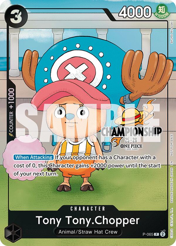 Tony Tony.Chopper (CS 25-26 Event Pack Finalist Ver.) [One Piece Promotion Cards] | Good Games Morley