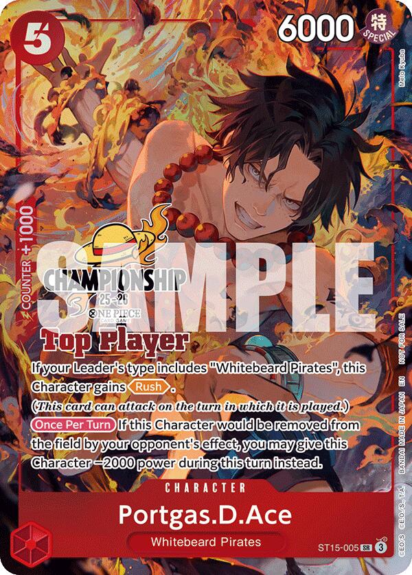Portgas.D.Ace (CS 25-26 Top Player Pack) [One Piece Promotion Cards] | Good Games Morley