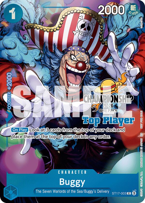 Buggy (CS 25-26 Top Player Pack) [One Piece Promotion Cards] | Good Games Morley
