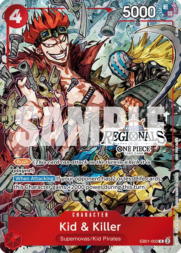 Kid & Killer (Online Regional Participation Pack 2025 Vol.2) [One Piece Promotion Cards] | Good Games Morley