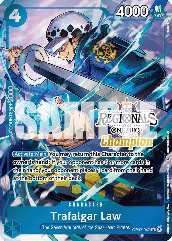 Trafalgar Law (Online Regional Champion Card Set 2025 Vol.2) [One Piece Promotion Cards] | Good Games Morley