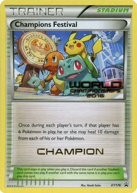 Champions Festival (XY176) (2016 Champion) [XY: Black Star Promos] | Good Games Morley