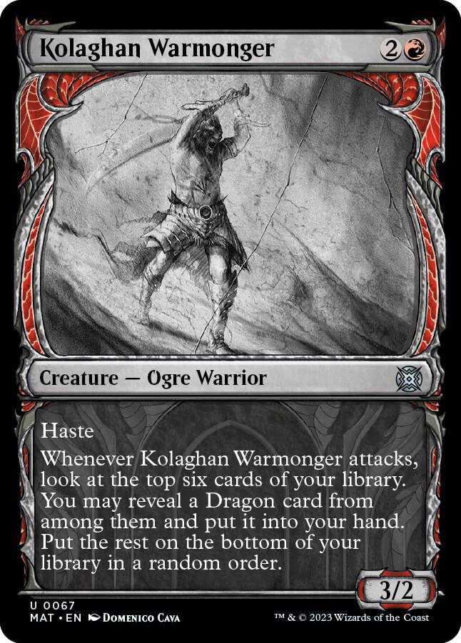 Kolaghan Warmonger 67/50 (March of the Machine: The Aftermath)  - Showcase | Good Games Morley