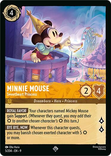 Minnie Mouse - Sweetheart Princess (5/204) [Fabled] | Good Games Morley