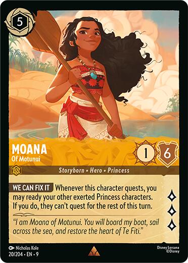 Moana - Of Motunui (20/204) [Fabled] | Good Games Morley