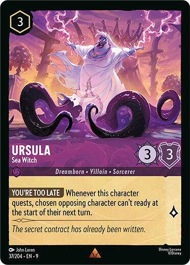 Ursula - Sea Witch (37/204) [Fabled] | Good Games Morley