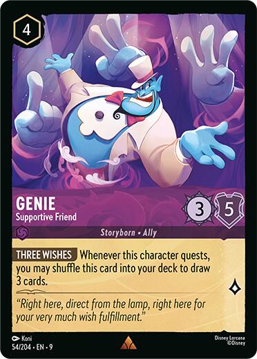 Genie - Supportive Friend (54/204) [Fabled] | Good Games Morley