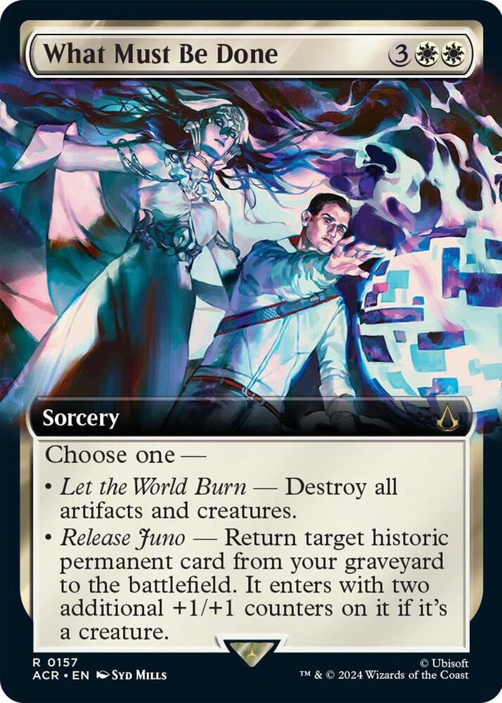 What Must Be Done 157/110 (Universes Beyond: Assassin's Creed)  - Extended Art | Good Games Morley