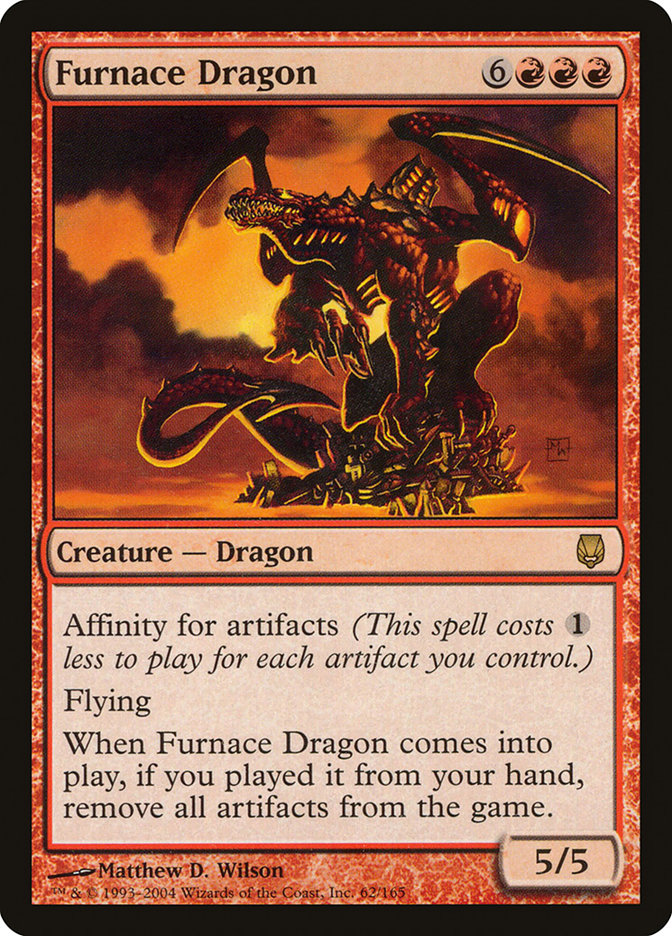 Furnace Dragon 62/165 (Darksteel)  - Foil | Good Games Morley