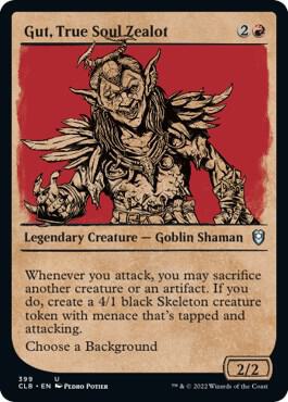 Gut True Soul Zealot Showcase 399/361 (Commander Legends: Battle for Baldur's Gate)  | Good Games Morley